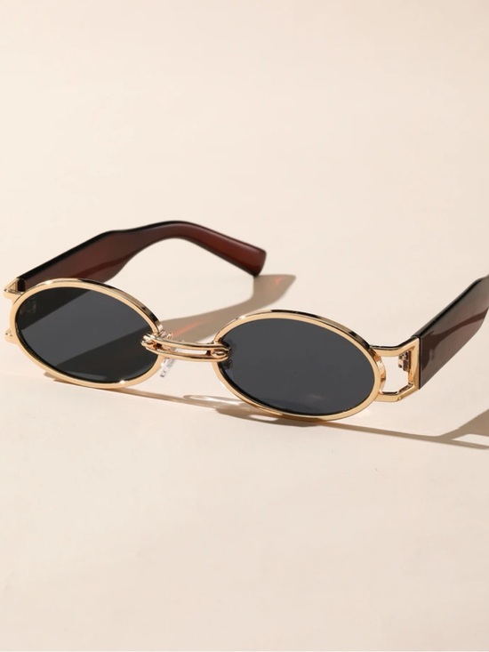 Accessories - Oval gold frame Sunglasses
